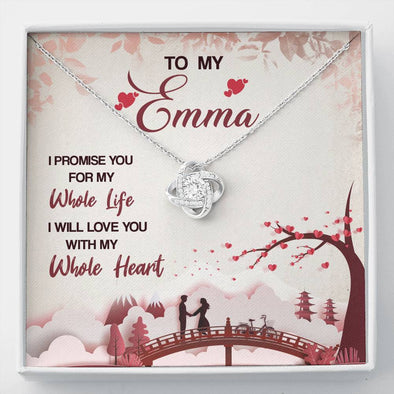 Customized Pendant-I Will Love You With My Whole Heart