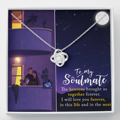 To My Soulmate-Knot Necklace