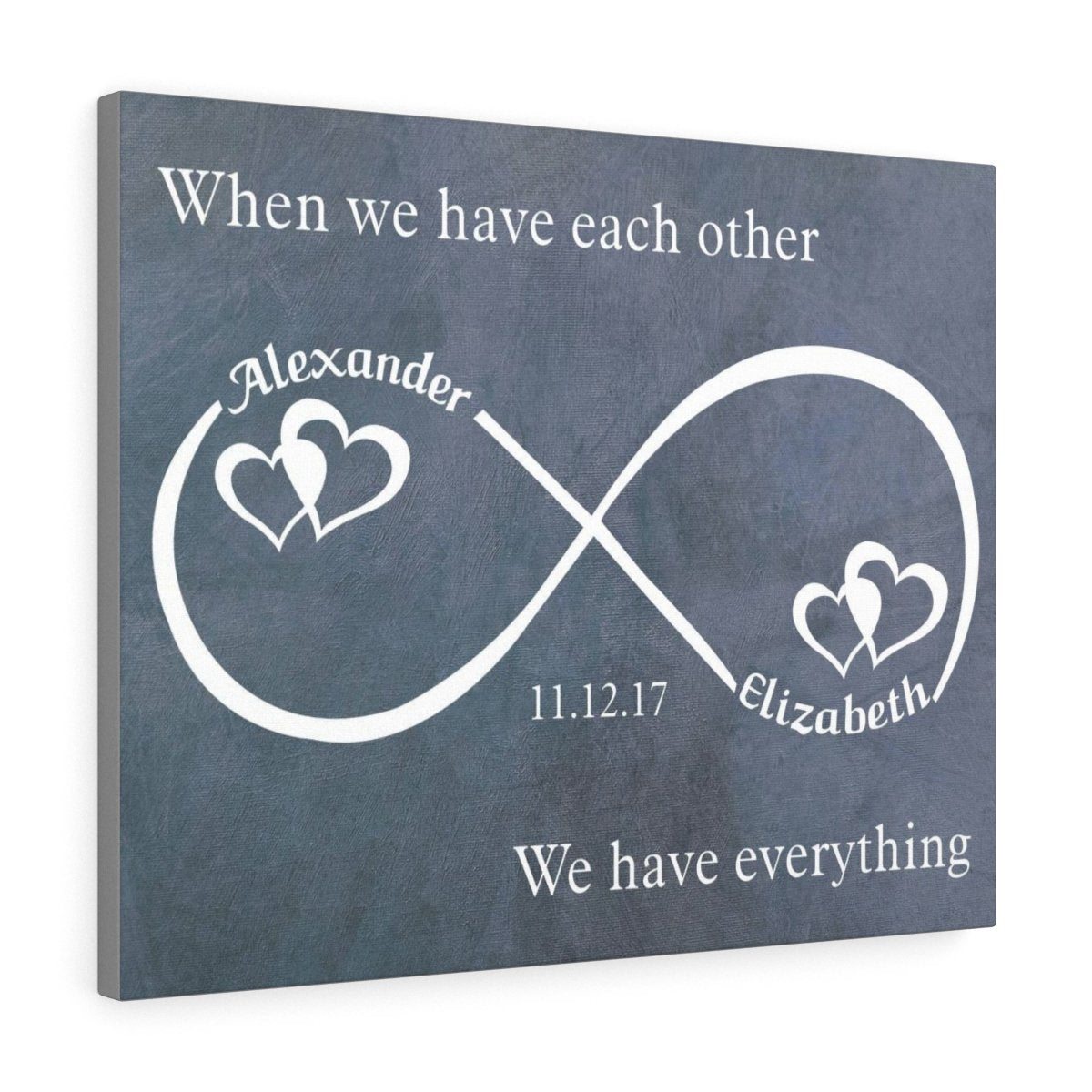 Custom Infinity Canvas - The Perfect Gift