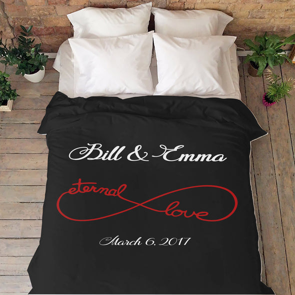 Eternal Love Couples Blanket