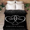 Customized Blanket For The Closest One To Your Heart Silver