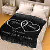 Customized Blanket For The Closest One To Your Heart Silver