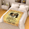 "Destiny Made Us Couple" Customized Blanket