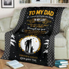 Father's Day Special Love Son **The Man The Myth The Legend** Fleece Blanket