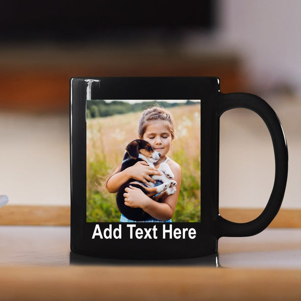 Personalized Ceramic Cups with Text, Picture, Logo for Family & Friends