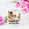 Personalized Ceramic Cups with Text, Picture, Logo for Family & Friends