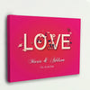 Personalized Love Canvas