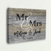 Mr & Mrs Personalized Couple Home Decor