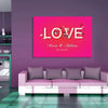 Personalized Love Canvas