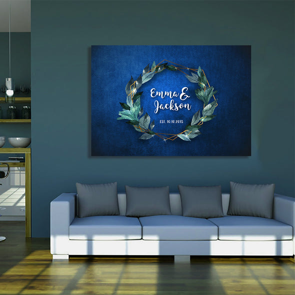 Made For Each Other Personalized Canvas