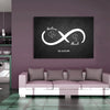 Personalized Infinity Love Wall Art