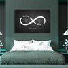 Personalized Infinity Love Wall Art