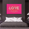 Personalized Love Canvas