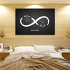 Personalized Infinity Love Wall Art