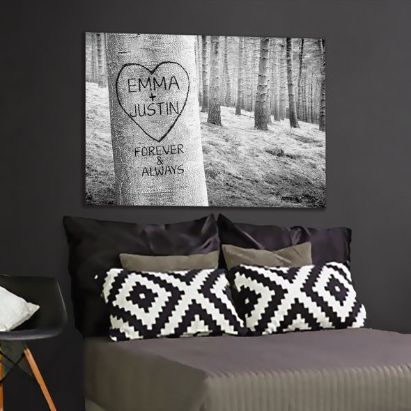 Forever My Love Tree Personalized Wall Art