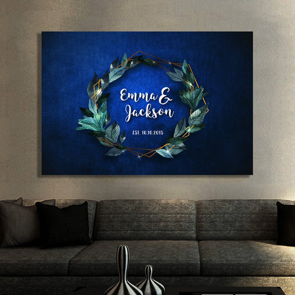 Made For Each Other Personalized Canvas