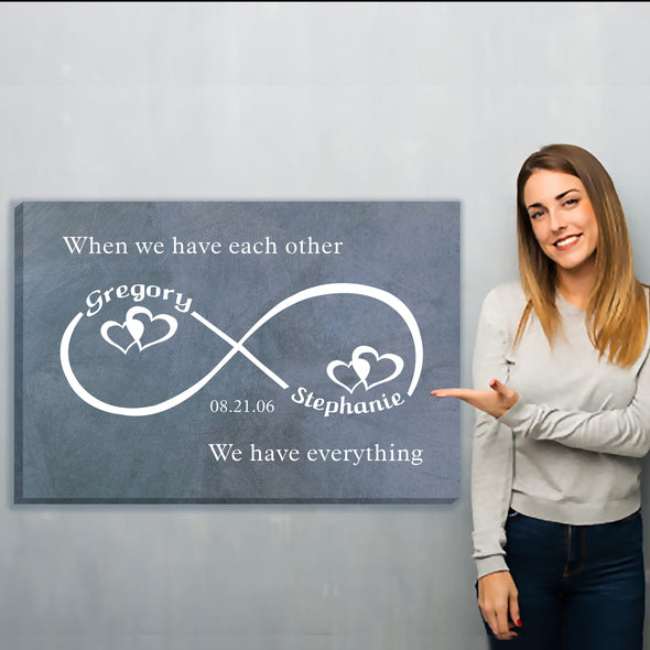 Custom Infinity Canvas - The Perfect Gift