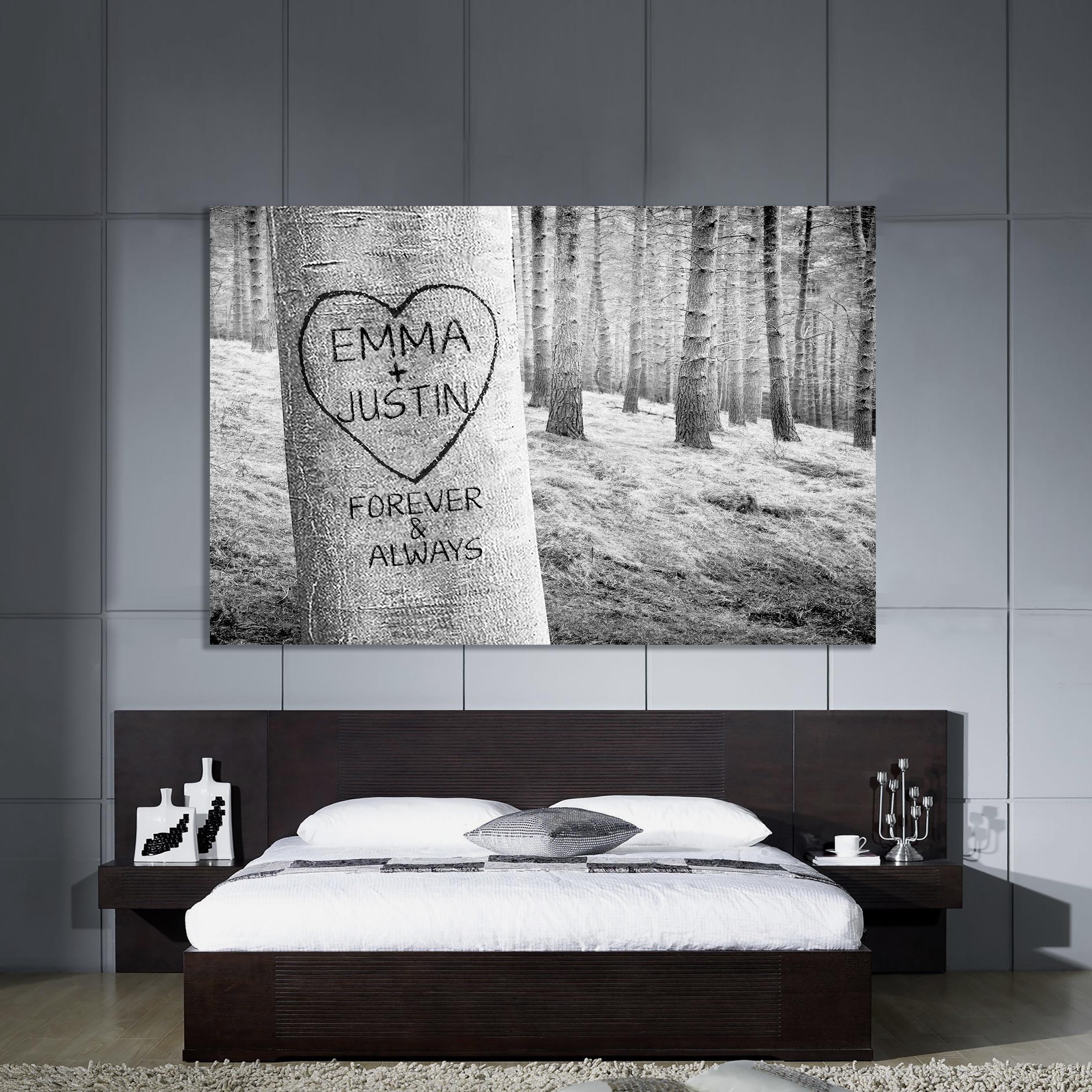 Forever My Love Tree Personalized Wall Art