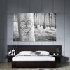 Carved Heart Art Canvas