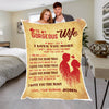 "Love You More Than Anything" Premium Personalized Blanket