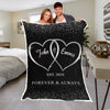 Customized Blanket For The Closest One To Your Heart Silver