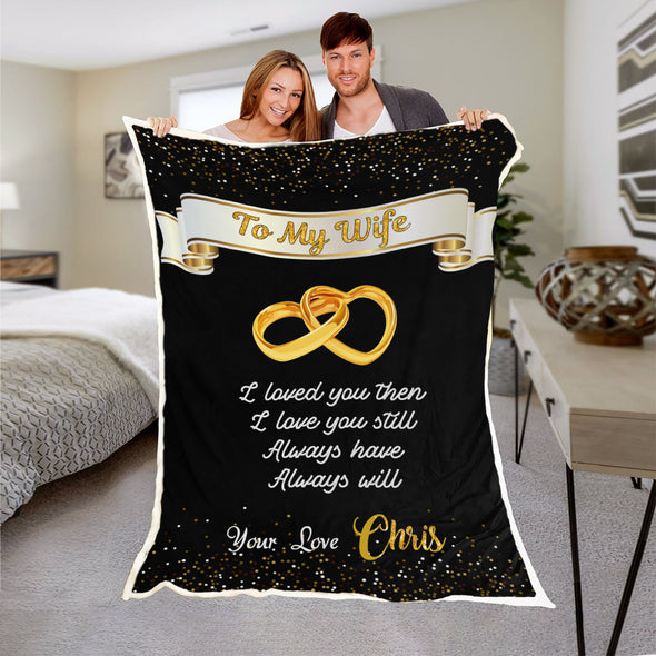 Personalized Blanket For Your Wife