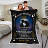 "To My Beloved Wife" Premium Personalized Blanket