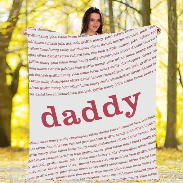 Personalized Blanket Customized Blanket For Daddy