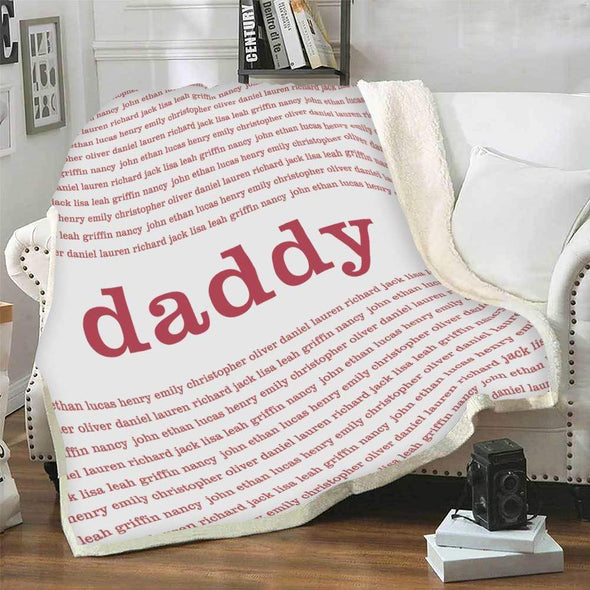 Personalized Blanket Customized Blanket For Daddy
