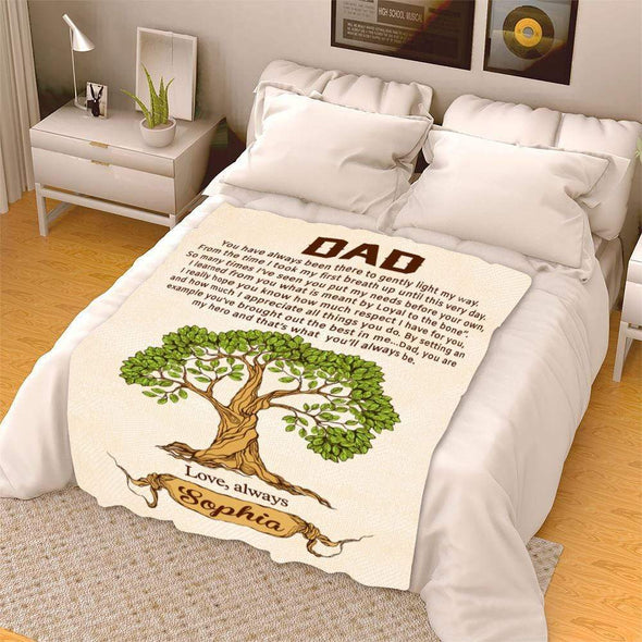 Personalized Blanket You Have Always Been There Customized Blanket For Dad