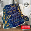 Premium Personalized Blanket for Wife
