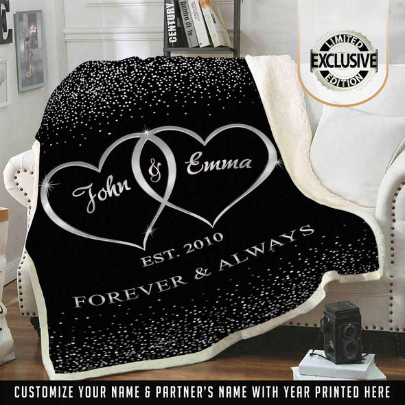 Customized Blanket For The Closest One To Your Heart Silver