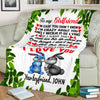 "To My Girlfriend I Love You"- Personalized Blanket